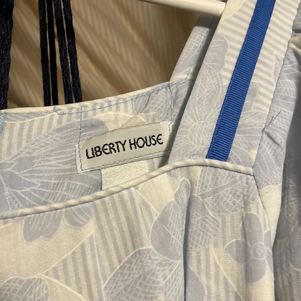Liberty House Hawaii Vintage maxi dress floral M - Picture 1 of 14